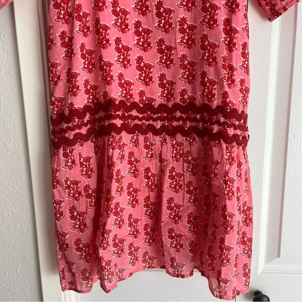 Ro’s Garden Hamilton Helsinki Block Print Floral Mini Dress